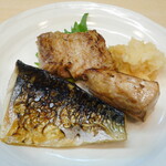 季節料理 魚竹 - 焼魚3点盛り