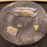 あま木 - 師崎の平目の刺身とえんがわ