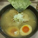 春木屋 - 新中華そばしょうゆ味￥800＋切り玉￥100(H31.1.8撮影)