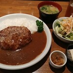 ストローハット - ハンバーグカレー