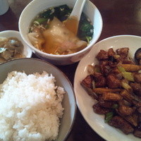 三和楼 - 豚肉の味噌炒めランチ