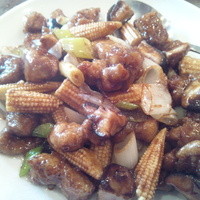 三和楼 - ランチの豚肉の味噌炒め