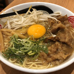 徳福 - 肉そば（大盛）940円
