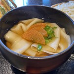 五代目 花山うどん - 名物、鬼ひも川うどん