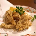 石臼挽き手打ち蕎麦 高はし - やげん唐揚げ