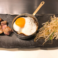 神戸牛 鉄板焼 リオ 大阪御堂筋店 - リブロースステーキ＆ハンバーグ