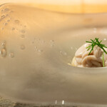 薫 HIROO - 冬の長谷川稔のスペシャリテ 白子のパスタ