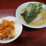 ラーメン 矢口家 - 豚辛ネギライス＋ラーメン2020.02.13