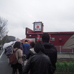 天下一品 - 気の遠くなるような行列でした。