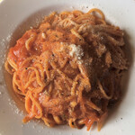 Resutoram maron - 「洋食屋のナポリタン スパゲティ」スープ、サラダ、ドリンク付き @900(税込)