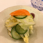 割烹 一楓 - 香の物 大好きな浅漬け