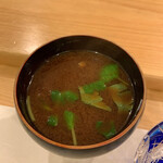 割烹 一楓 - なめこの味噌汁