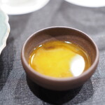 津の守坂 小柴 - イカにつけるコノワタ醤油