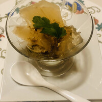 礼華　青鸞居 - 
                      ●フカヒレの姿煮　上海ゼリー寄せ　山椒ソース　　　　　　    　1人前1/3   1,600円