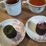 立町カヌレ+ - 抹茶と生チョコ
