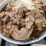 俺のそば - 俺の肉そば　　温かけ　　820円