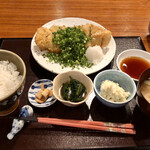 日本橋逢坂 - 豚の天ぷら定食