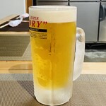 さかなや えびちゃん - 一年中キンキンの美味しい生ビールを味わえるお店です