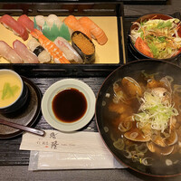 鮨隆 - 連れは徳用を。シャリもネタも小さいので、コスパが良いかは分かりません。