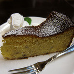 カフェ チョコッティー - サービスでいただいたバナナのケーキ