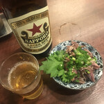 立ち呑み くにし - ホタルイカゴマ油和え