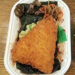 ほっかほっか亭 - 料理写真:アジフライのり弁当(税込)430円(2020.02.17)