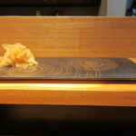 旬鮮彩鮨　豊のはなれ - ガリは地元らしい甘酢漬け