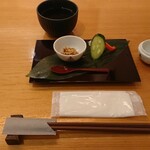 エペ クープ - 前菜の豚味噌　野菜に付けて