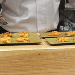 旬鮮彩鮨　豊のはなれ - 海胆に煮きり