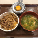 すき家 - 牛丼モーニングセット