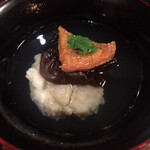 松川 - ばちこ、生木耳、帆立真薯のお椀