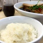 チリトマ ラーメン THANK - パルミジャーノチーズライス (小) (250円)