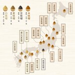 Tonjiru Masugata - 味噌の分布