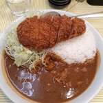 とんかつ檍のカレー屋 いっぺこっぺ - ロースカツカレー。カツは塩で食べるのがオススメ。