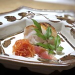 馳走 啐啄一十  - 炭火焼き白甘鯛(愛媛県八幡浜産、3日寝かせ)