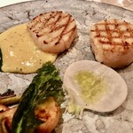 レ セゾン - 網焼きのホタテ貝に