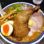 つけめん舎 一輝 - 濃厚味噌全部乗せ1250円。つけめん舎一輝岡崎本店(愛知県岡崎市)食彩品館.jp撮影