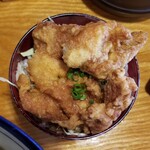 翔鶴 - 唐揚げ丼180円甘辛タレ旨し