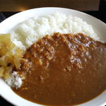 とんぴん舎 - 定食ご飯をカレーにしてみました