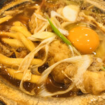 Yamamotoya Honten - 味噌煮込みうどん　＋えび天
