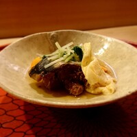 明日香 北千住本店 - 大根・湯葉・金柑・鰊炊き合わせ 202002