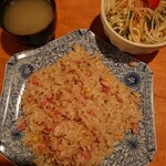 街の洋食屋 ラパン - アサリとベーコンの焼飯（チャーハン）990円
