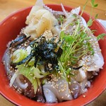 あづま寿司 - ぶっかけいか丼