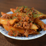 朝めし酒場 ナニコレ食堂 - ひき肉ペンネ