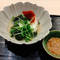 鮨 さえ喜 - 伊勢海老と鳴門のワカメ