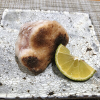 北新地 鮨 なか川 - 香ばしく焼かれた白子＾＾