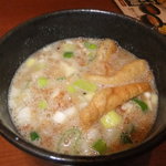 北海道らーめん奥原流 久楽 - 味噌つけ麺の付け汁　【　２０１２年４月　】