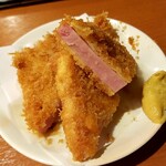 Motsusen - ハムカツハーフ：150円