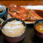 食事処 池田 - 2020.2 金目鯛煮魚定食（1,800円）