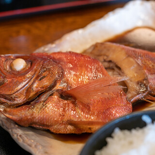 食事処 池田 - 料理写真:2020.2 金目鯛煮魚定食（1,800円）